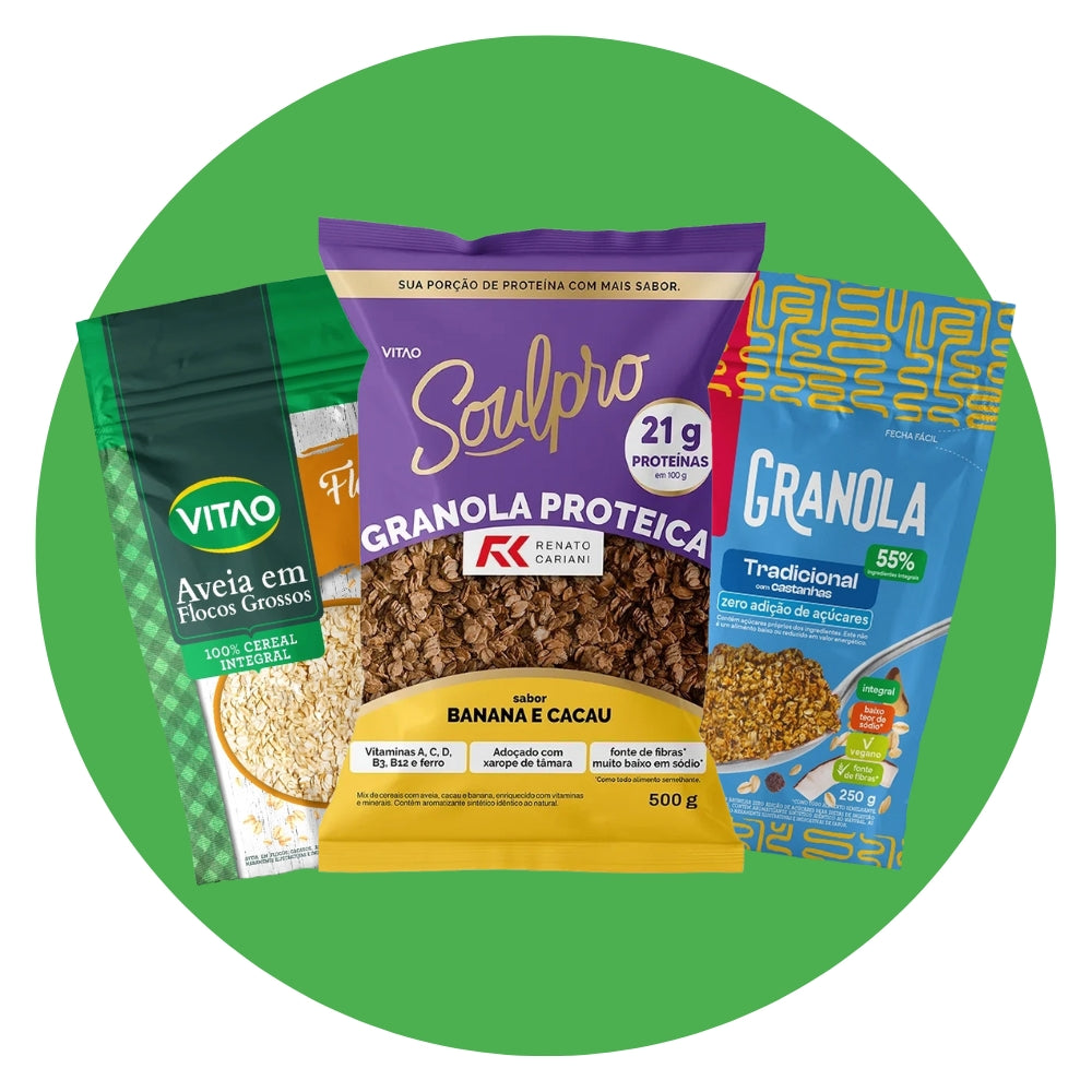 Cereais e Granolas