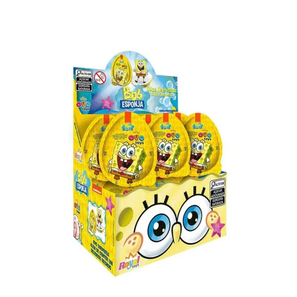 OVO TOYS BOB ESPONJA C/12 UNIDADES - ROYAL TOYS